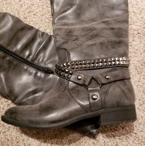 Grey Olivia Miller Boots